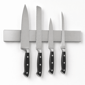 Custom OEM/ODM Modern Kitchen Knife Block with Soft-Touch Rubberized Housing