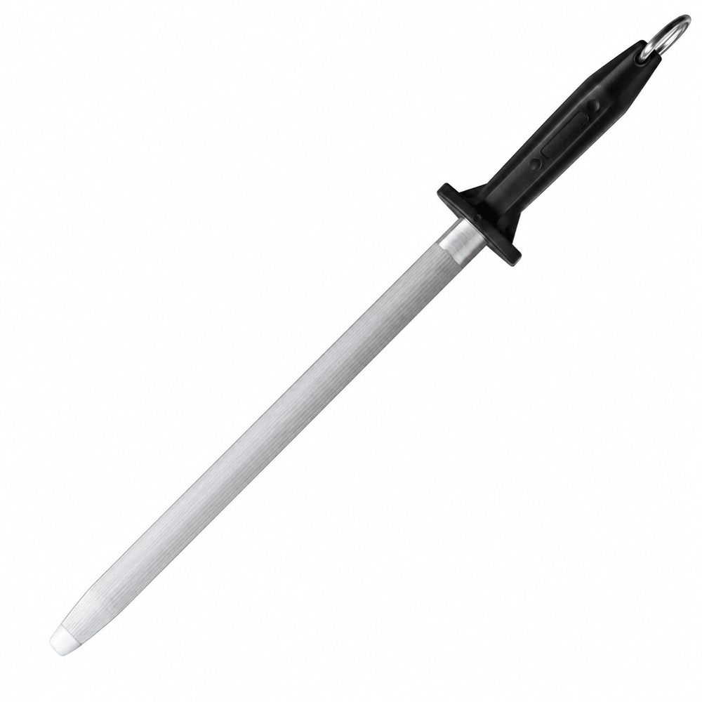 10″ Durable Oval Sharpening Steel for Butcher Knives product image
