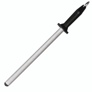 10” 12“ Professional-Grade Hollow Diamond Sharpening Steel for Meat Processing