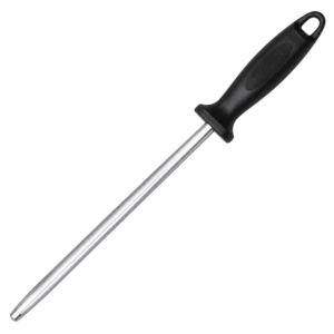10″ 12″ 14″ Professional Smooth Polished Sharpening Steel for Knife Sharpening Services