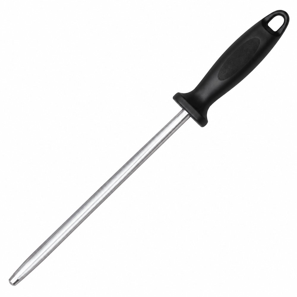 10″ 12″ 14″ Professional Smooth Polished Sharpening Steel for Knife Sharpening Services