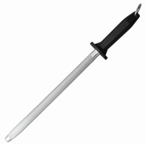 14″ Premium Oval Sharpening Steel for Meat Processing