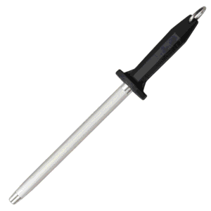 12“ Professional Solid Diamond Sharpening Steel for Meat Processing