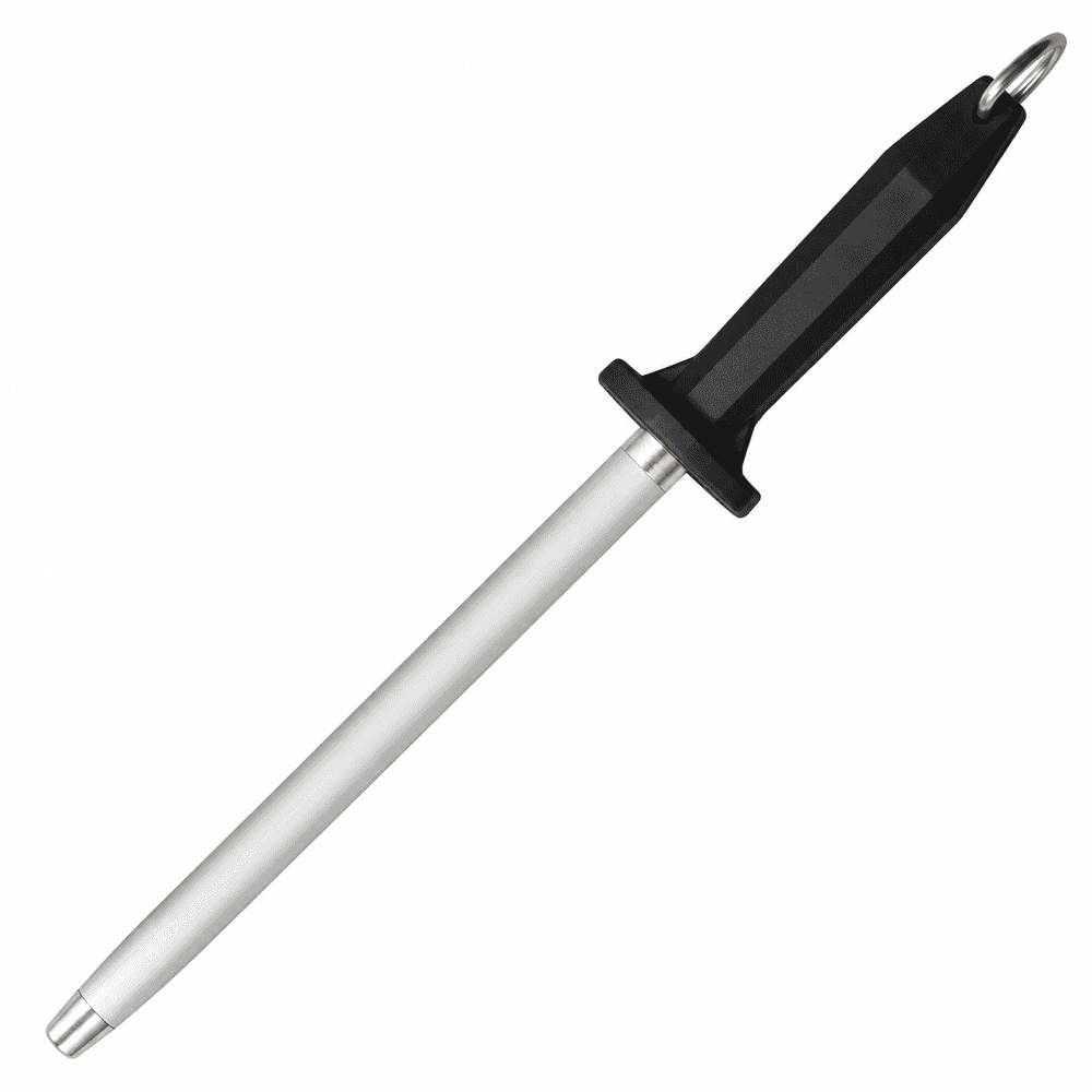 12“ Professional Solid Diamond Sharpening Steel for Meat Processing
