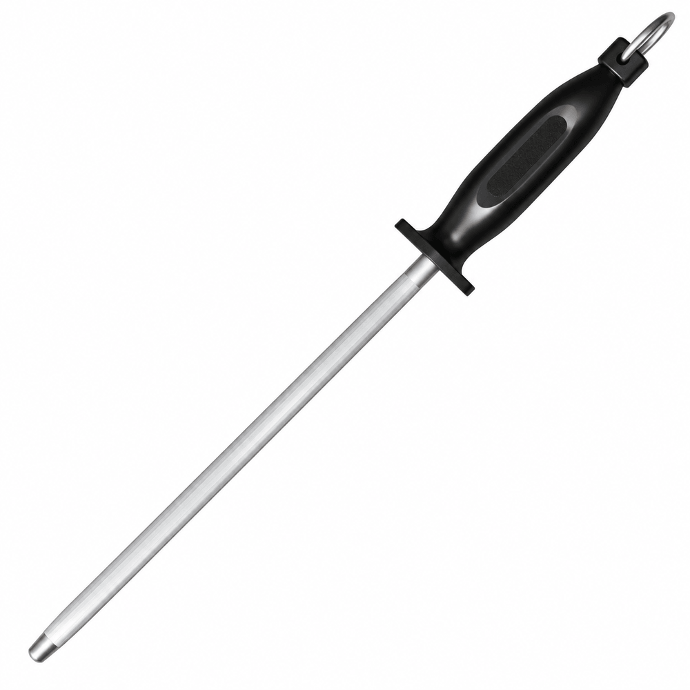 12″ Professional Fine-Cut Sharpening Steel With Thicker/Durable Protective Coating