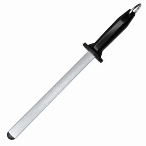 10” 12“ Professional-Grade Hollow Diamond Sharpening Steel for Meat Processing