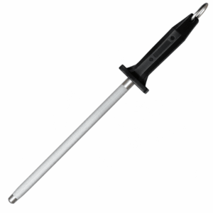 12″ Professional Fine-Cut Sharpening Steel With Thicker/Durable Protective Coating