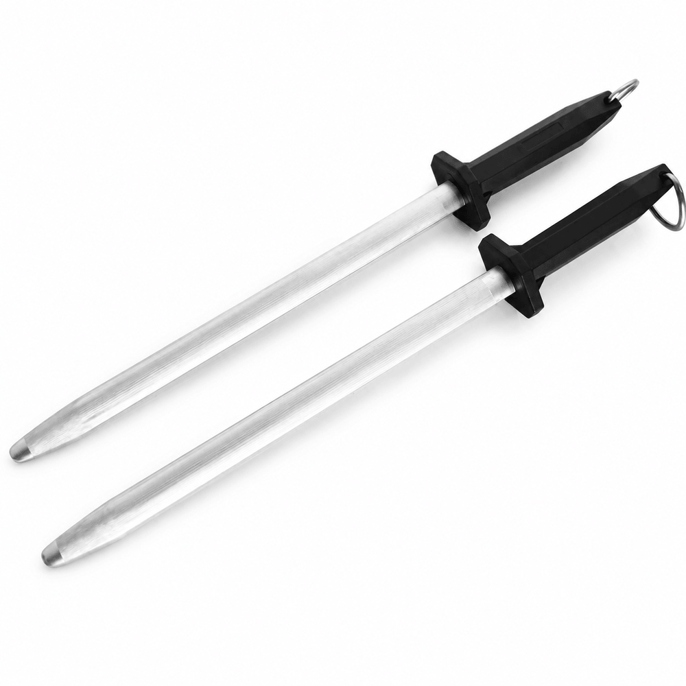 12″ Long-Lasting Oval Sharpening Steel For Meat Processing product image